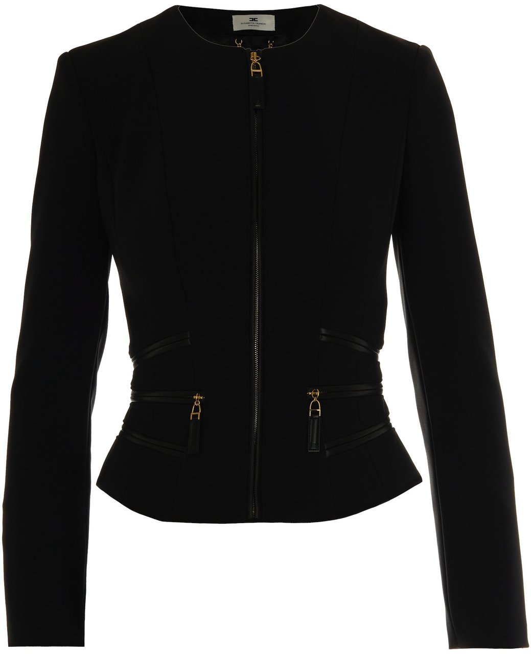 Elisabetta Franchi Jackets Black Zwart