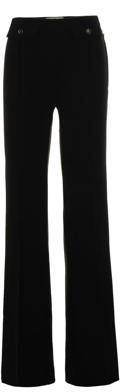 Elisabetta Franchi Trousers Black Zwart