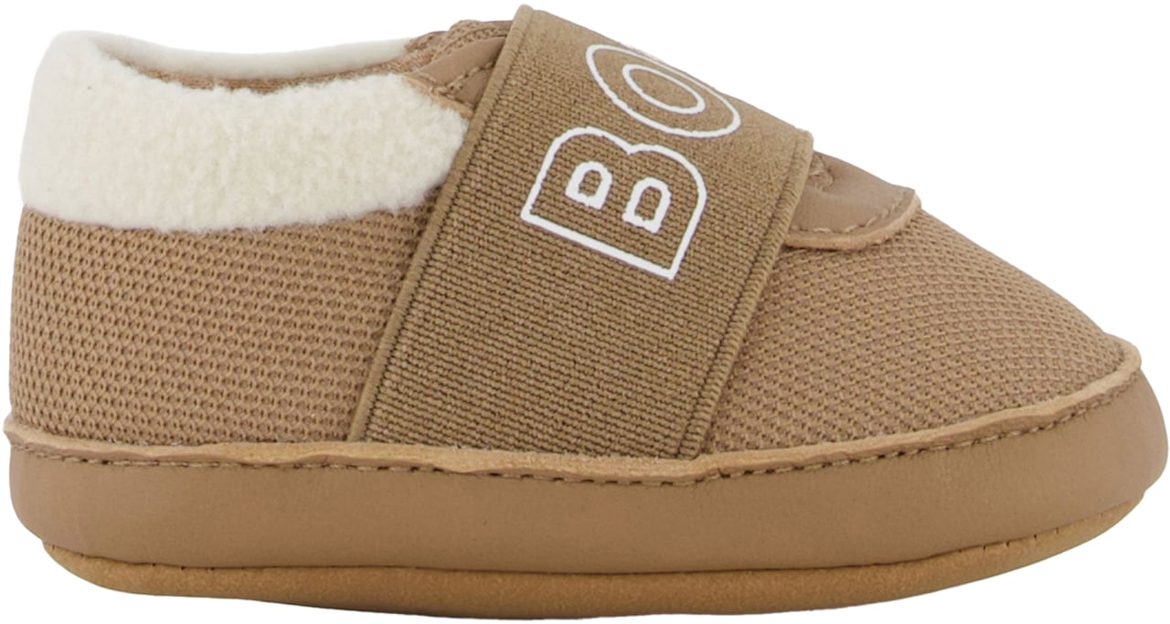 Boss Boss Baby Jongens Schoenen In Camel Taupe