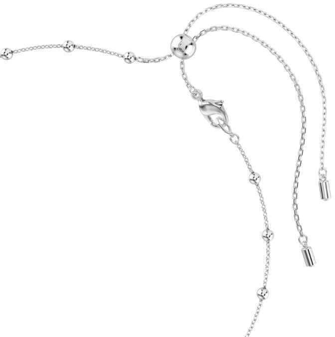 Swarovski Swarovski Collier 5733116  Una Pend Zilverkleurig met Witte Stenen Divers