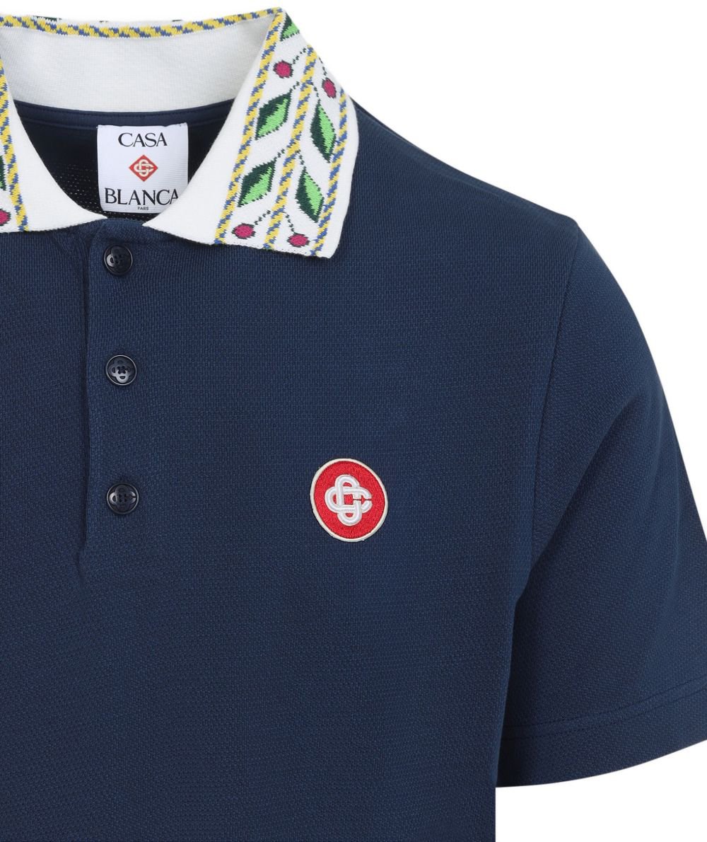 Casablanca T-Shirts And Polos Blue Blauw