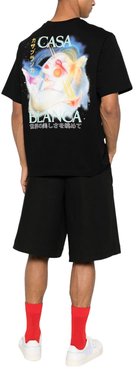 Casablanca T-Shirts And Polos Black Zwart