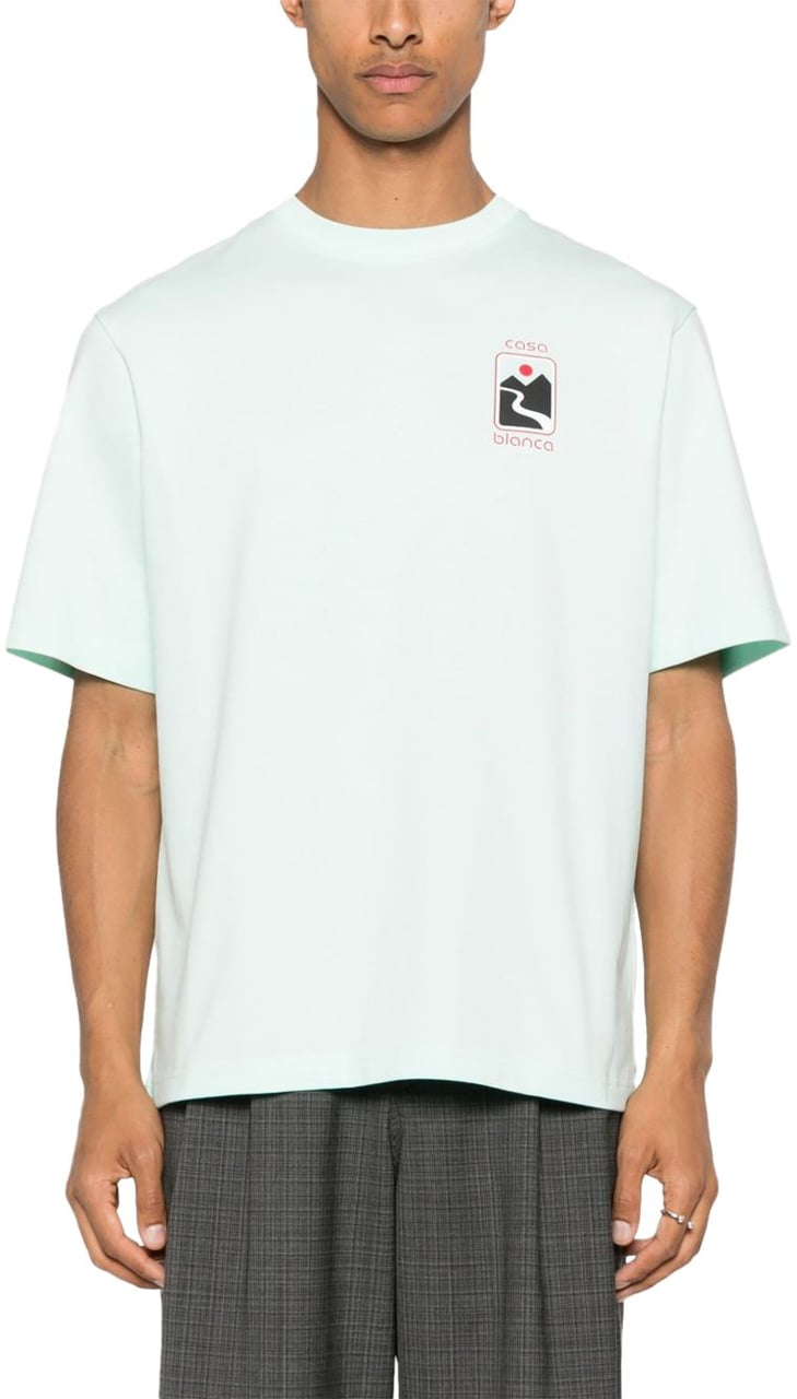 Casablanca T-Shirts And Polos Green Groen