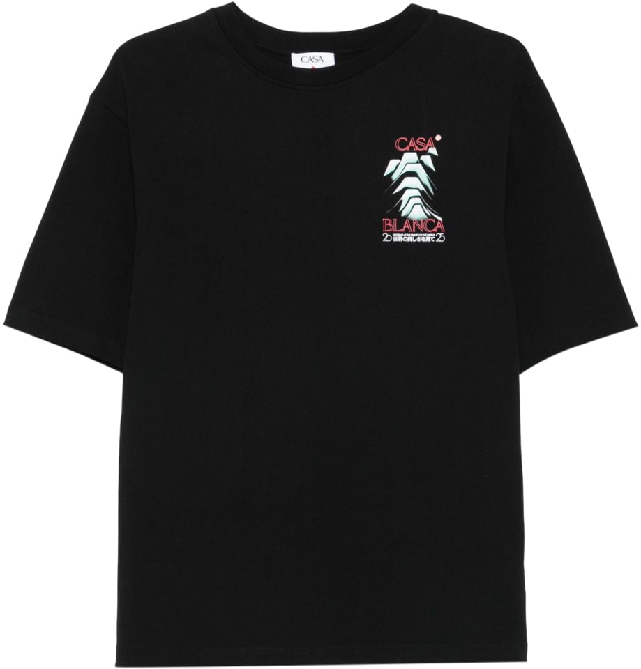Casablanca T-Shirts And Polos Black Zwart