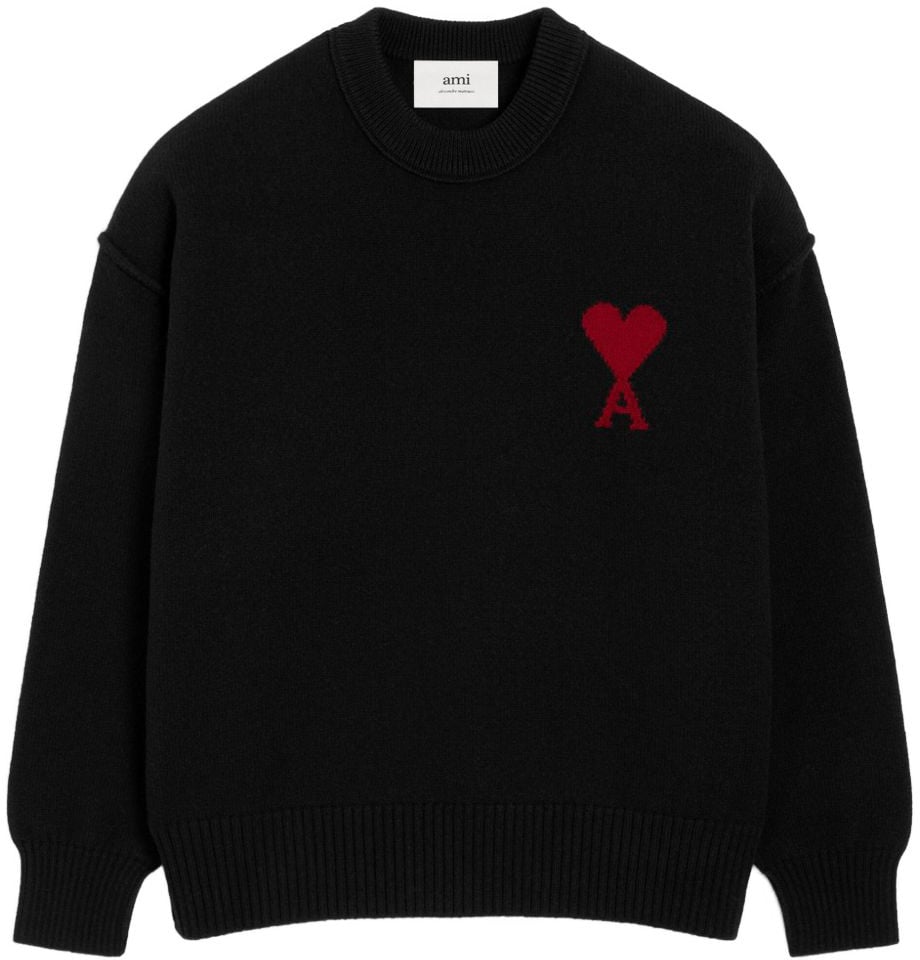 AMI Paris Sweaters Black Zwart