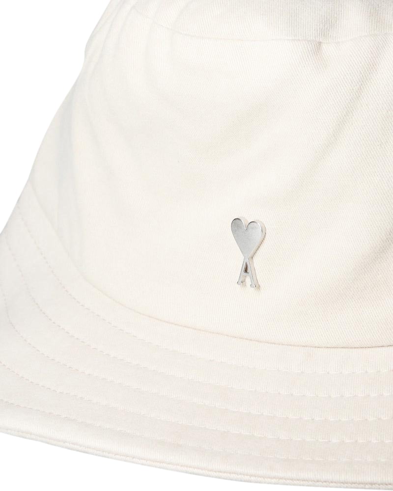 AMI Paris ADC Bucket Hat Chalk Grijs