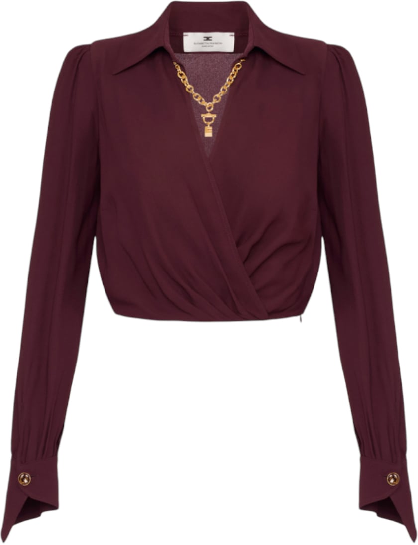 Elisabetta Franchi Shirts Merlot Rood