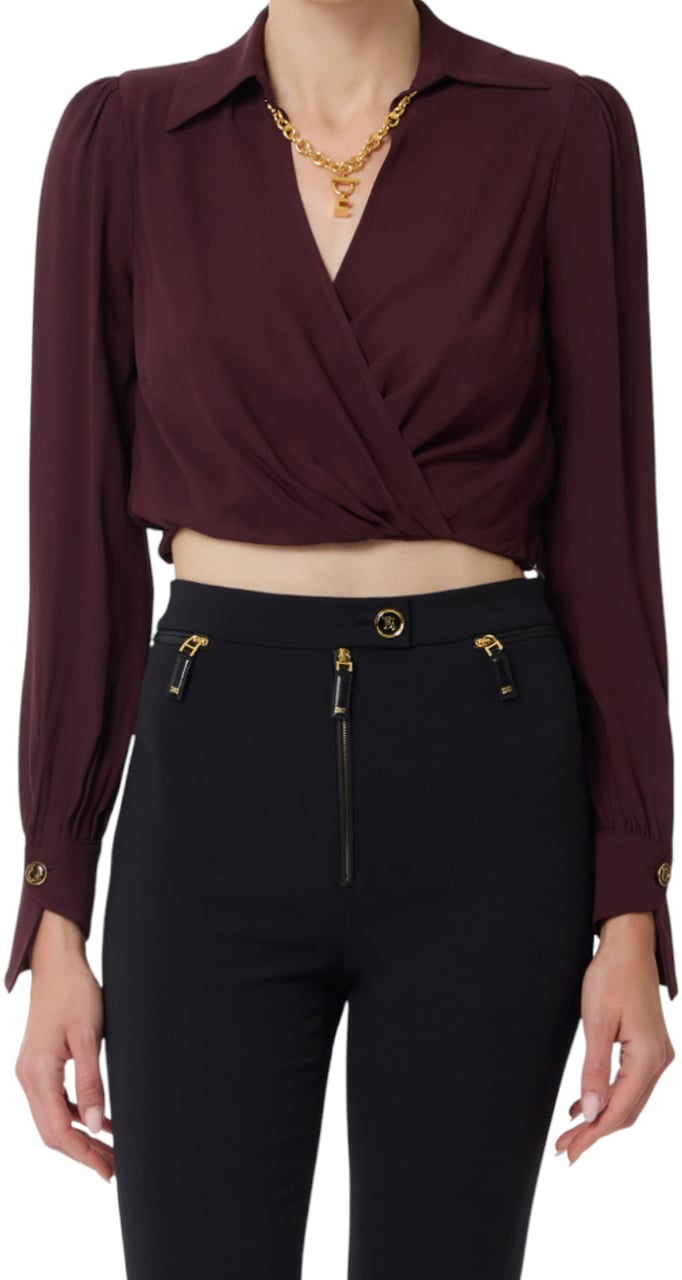 Elisabetta Franchi Shirts Merlot Rood