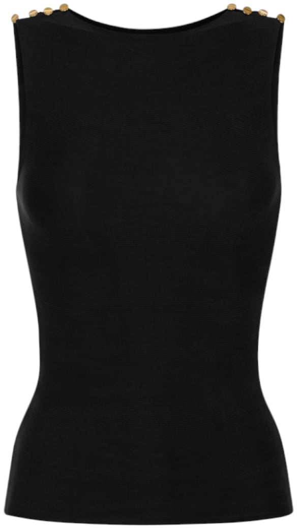 Elisabetta Franchi T-Shirts And Polos Black Zwart
