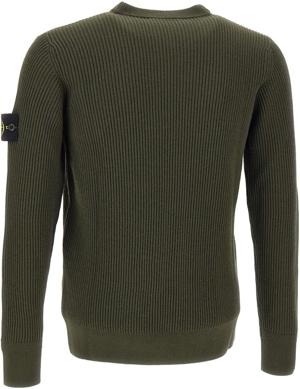 Stone Island Heren Logo Patch Knitted Groen Groen