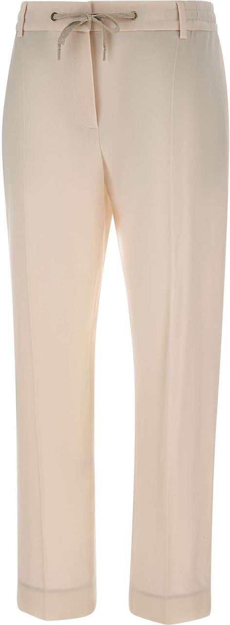 Eleventy Trousers White Wit