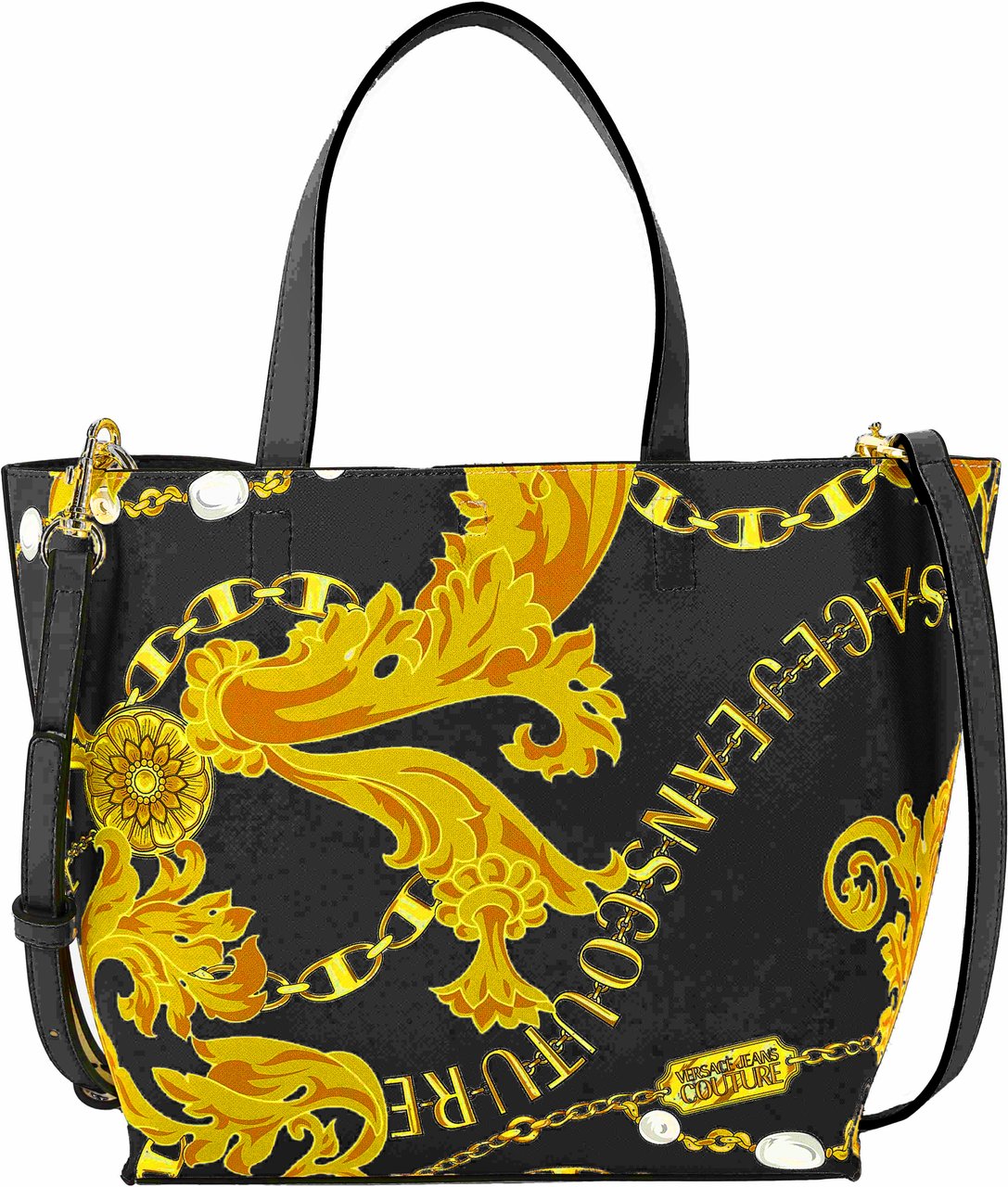 Versace Jeans Couture Reversible Shopping Bag Zwart
