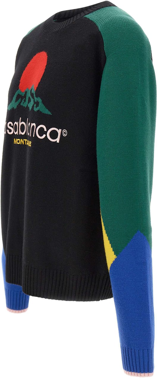 Casablanca Intarsia Crew Multicolour Divers
