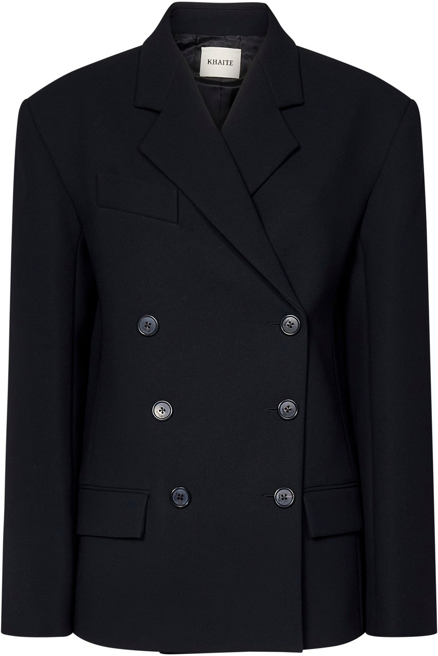Khaite Coats Black Zwart