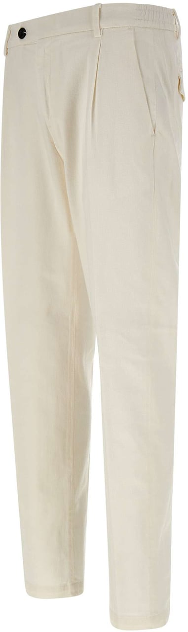 Eleventy Trousers White Wit