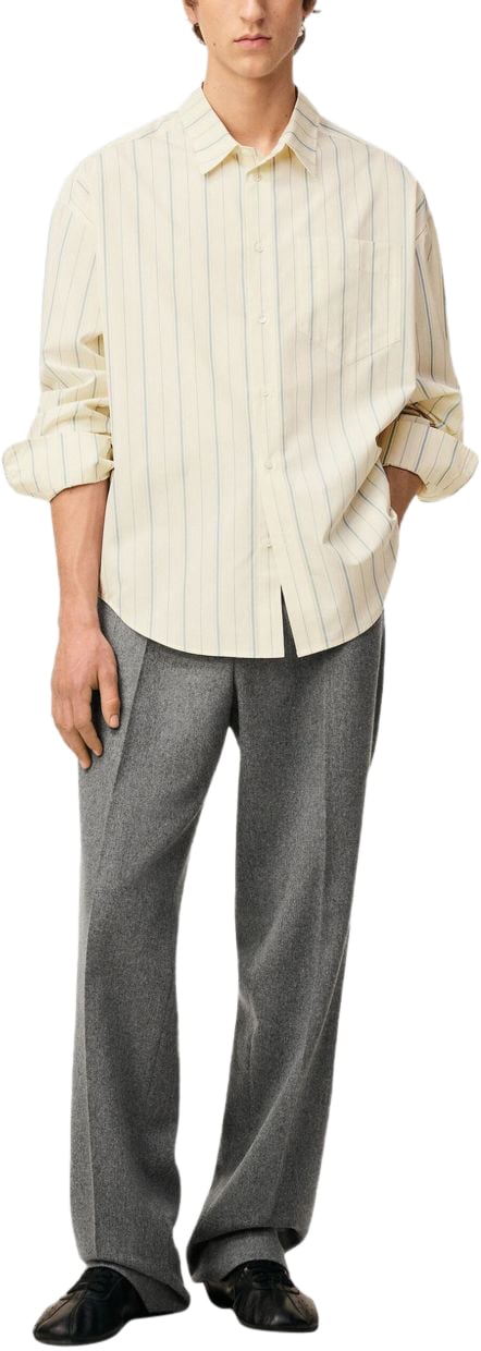 AMI Paris Shirts Beige Beige
