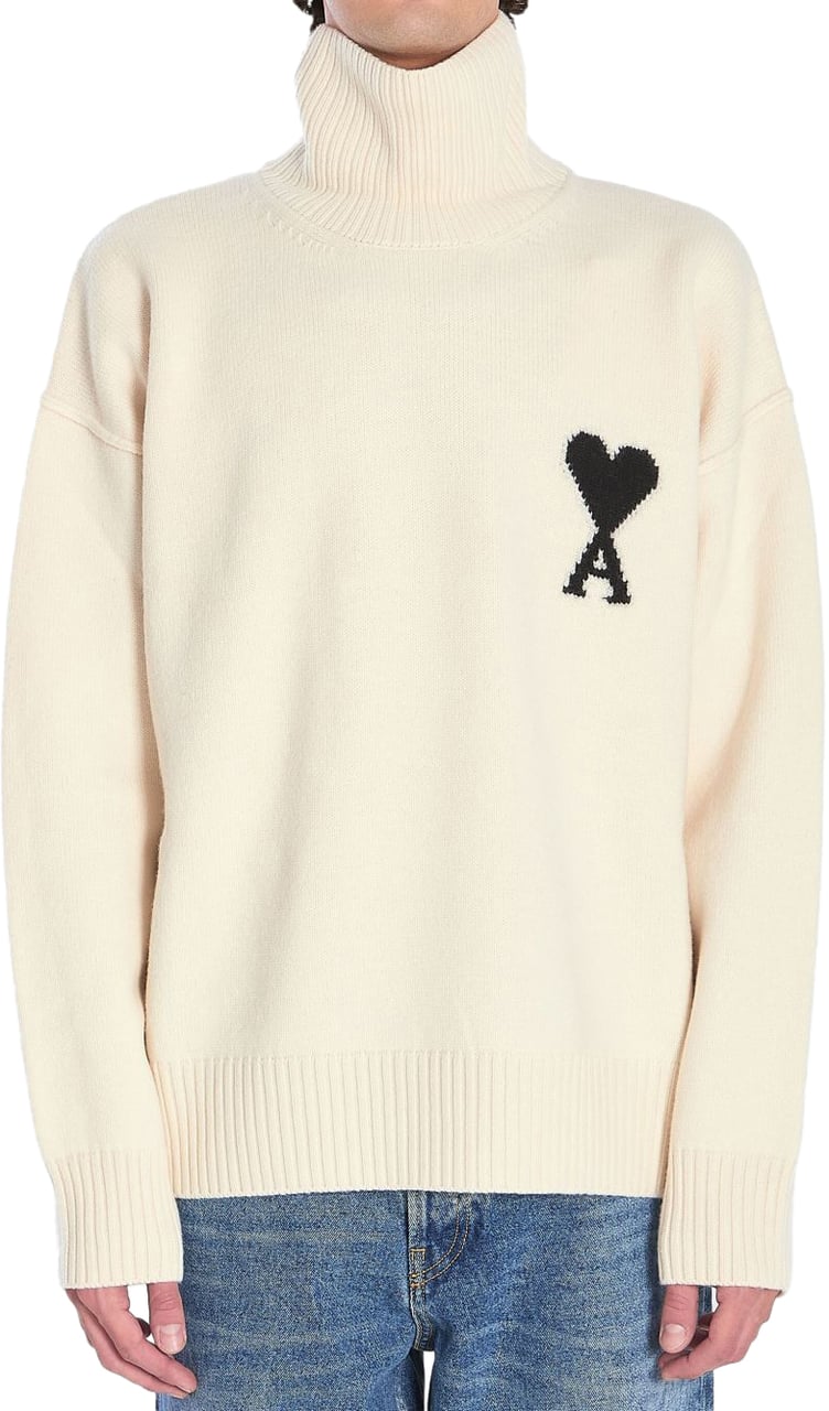 AMI Paris Sweaters Ecrunoir Divers