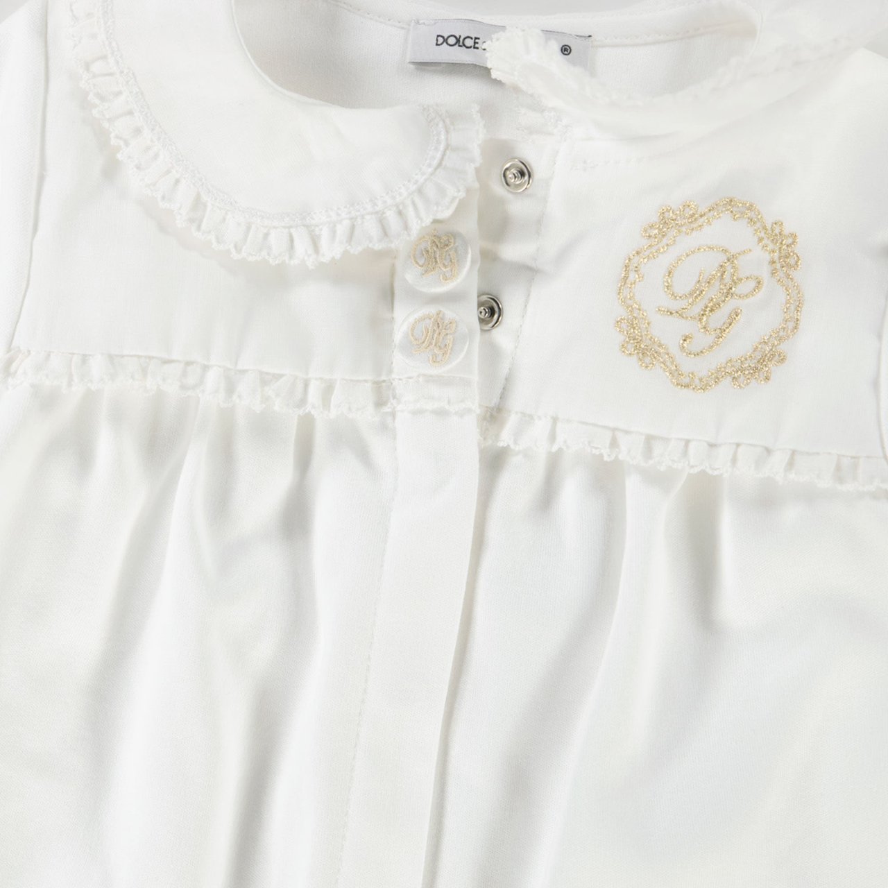 Dolce & Gabbana Dolce & Gabbana Baby Meisjes Boxpakje In Wit Wit
