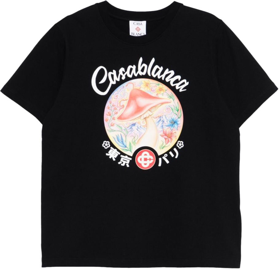 Casablanca T-Shirts And Polos Black Zwart