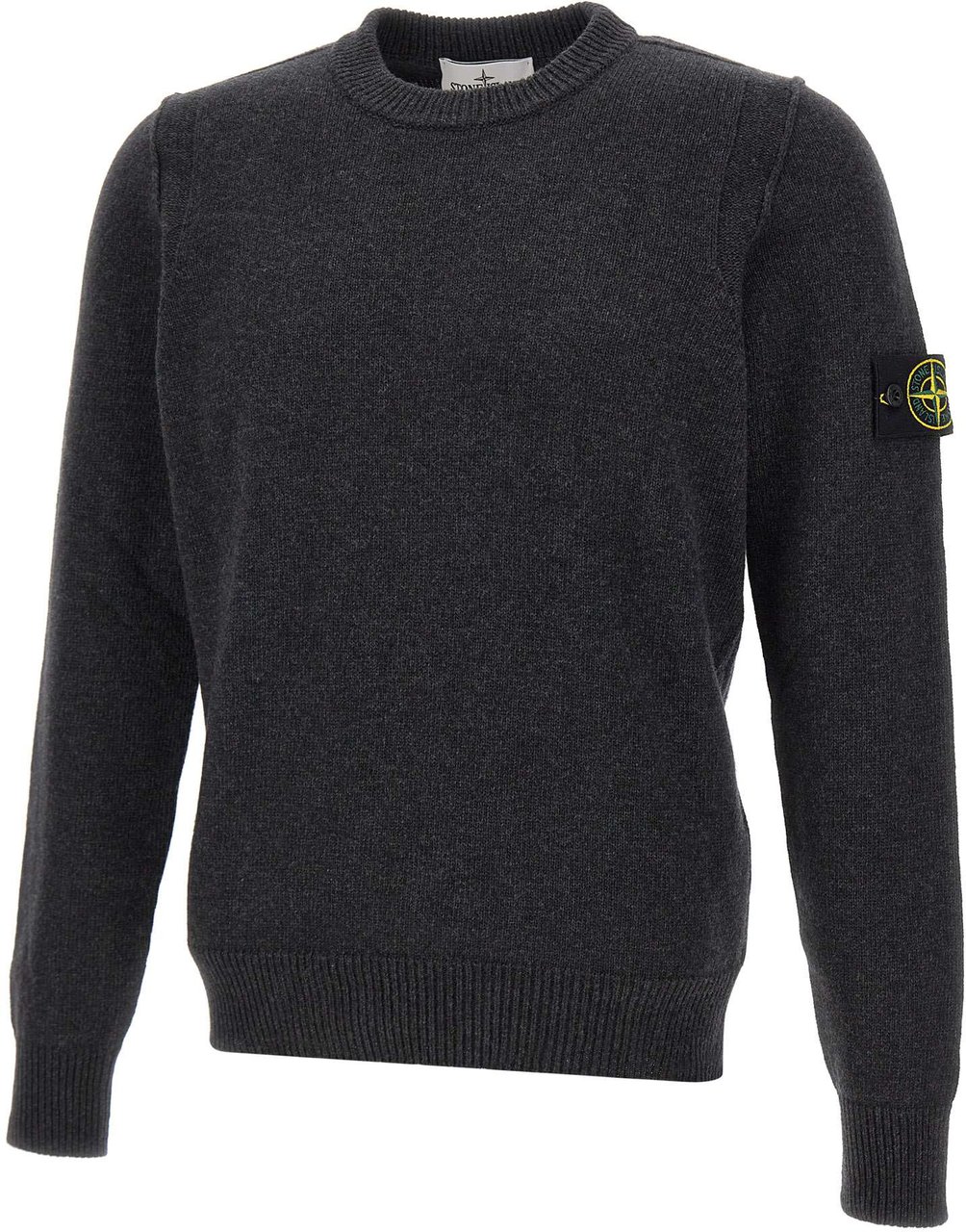 Stone Island Crew Neck Grijs