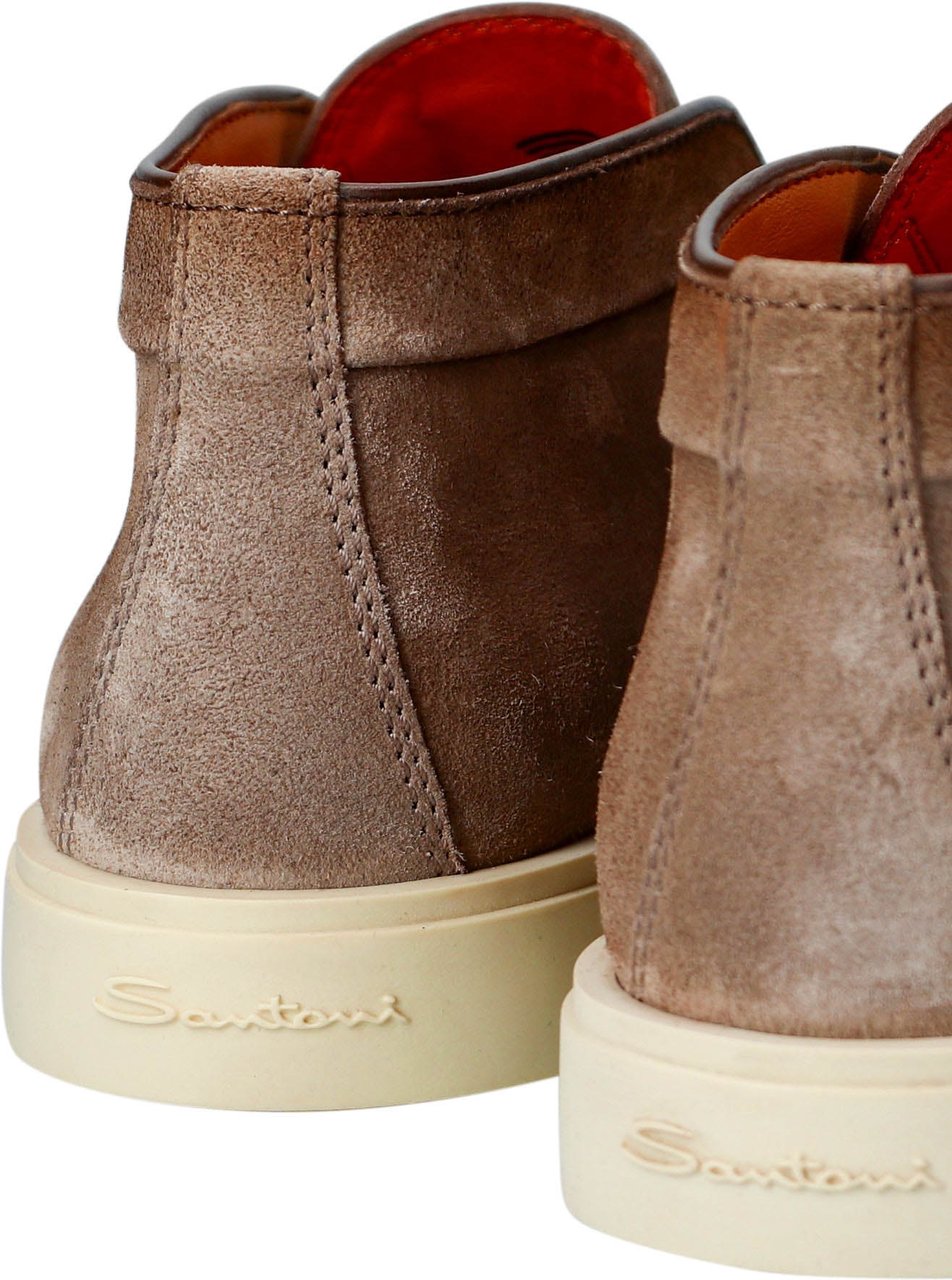 Santoni Digits Slip-on Ankle Boots Brown Bruin