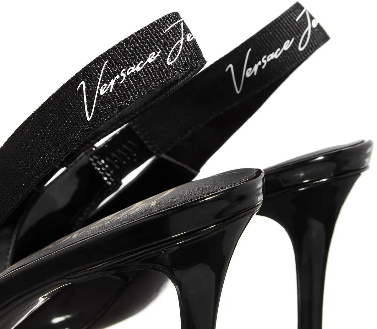 Versace Jeans Couture Flat Shoes Black Zwart