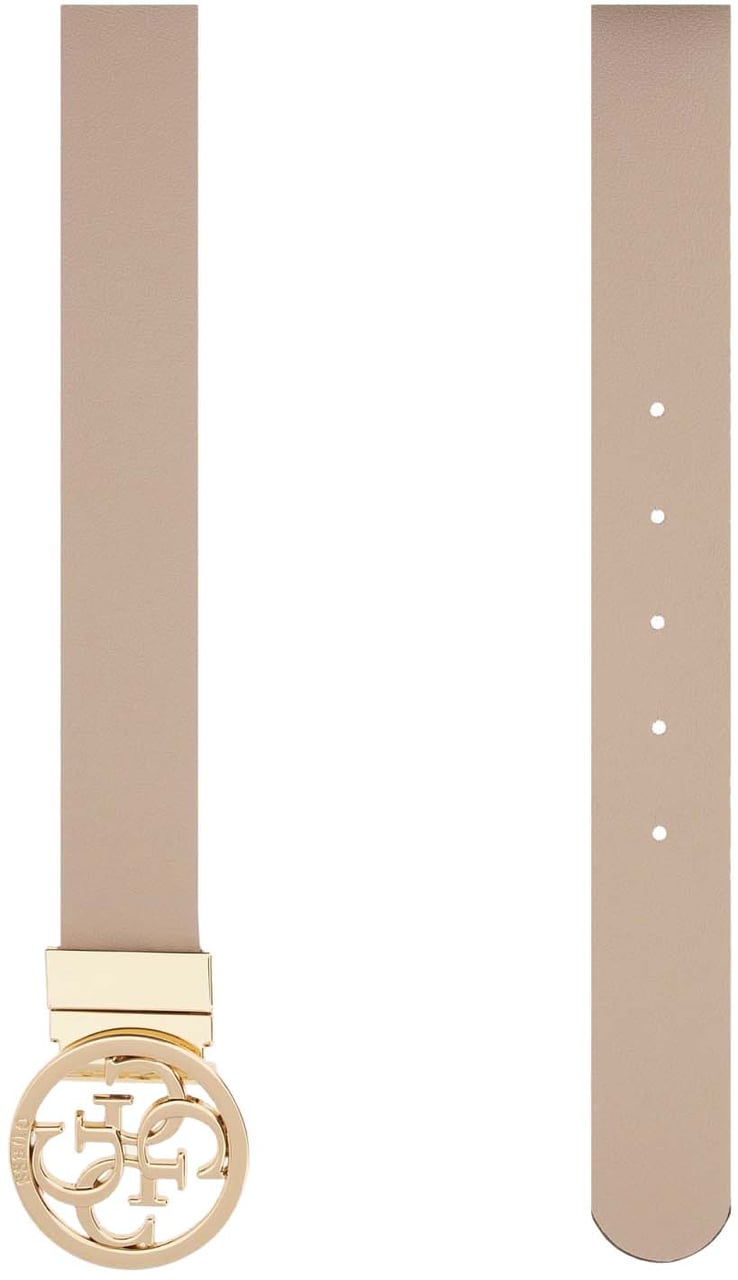 Guess Nolana Omkeerbare Broekriem Beige