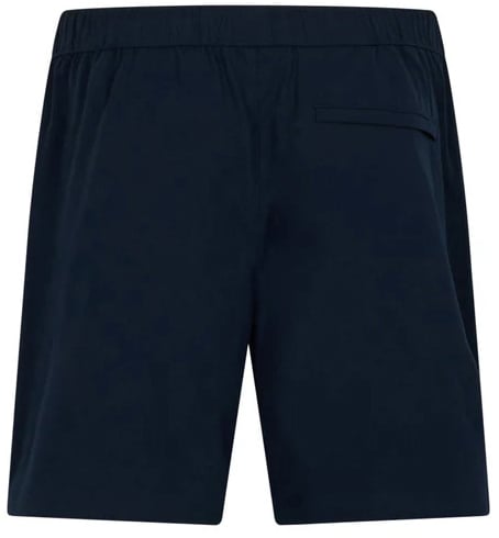 Moose Knuckles Logo Swim Short Navy Blauw