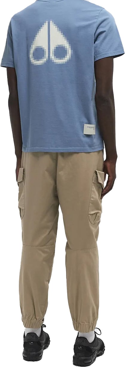 Moose Knuckles Milton Tee Sea Blauw