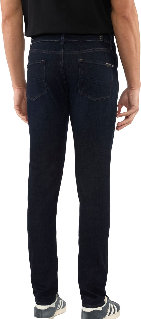 7 For All Mankind Slimmy Tap Lux Per Oak Indigo Blue Blauw