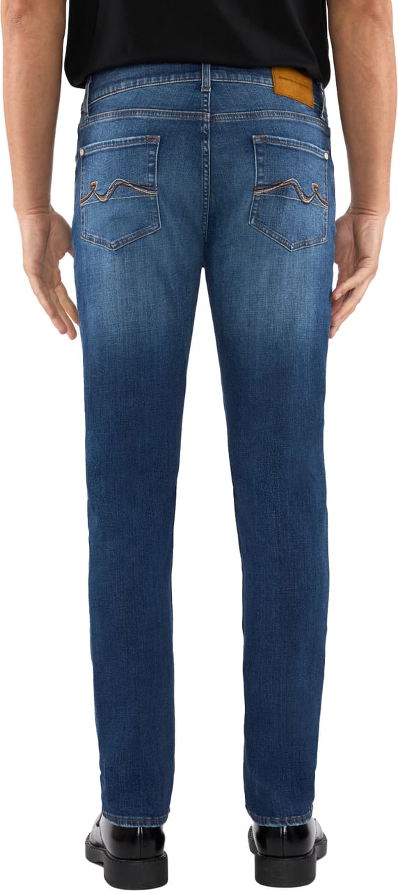 7 For All Mankind Slimmy Tap Special Edition Sonora B Blauw