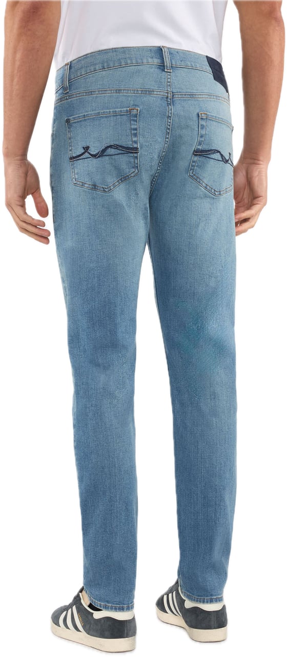 7 For All Mankind Slimmy Tap Special Edition Freeport Blauw