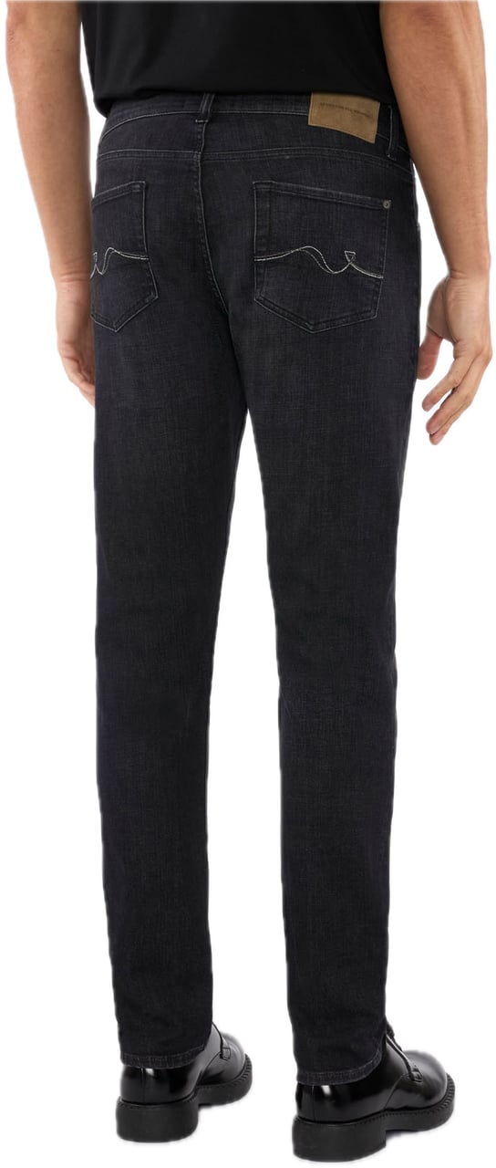 7 For All Mankind Slimmy Tap Special Edition Jupiter Zwart