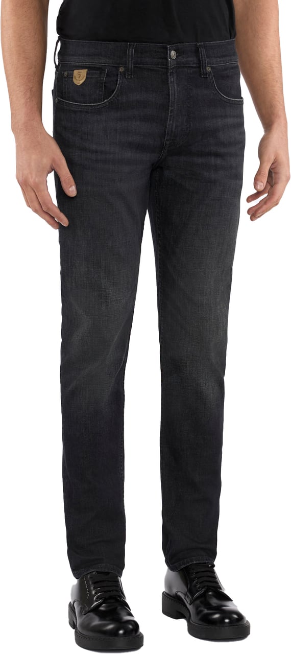 7 For All Mankind Slimmy Tap Special Edition Jupiter Zwart