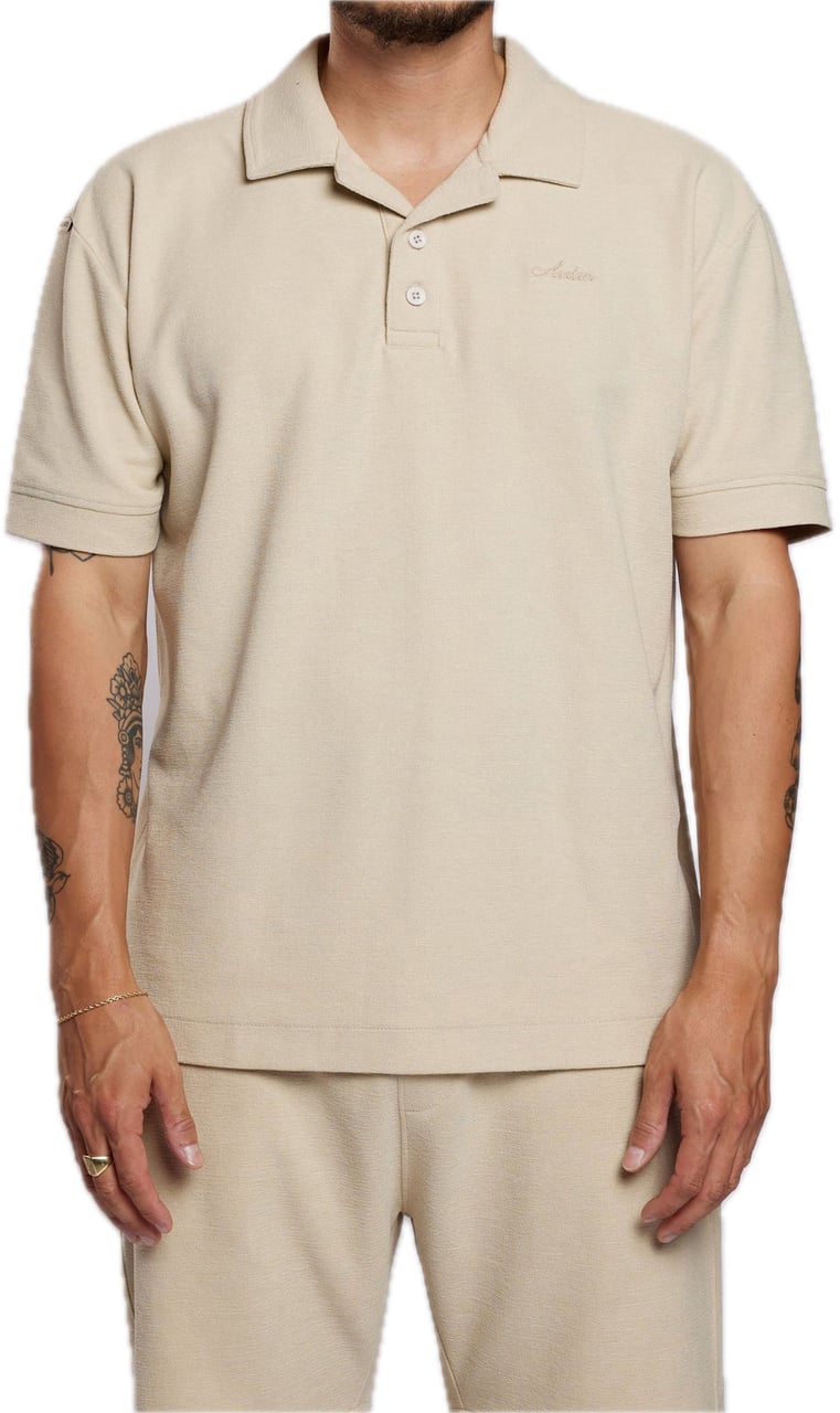 Aeden Kaito Polo Sand Beige