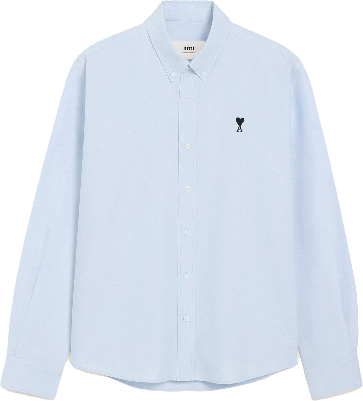 AMI Paris hemd blauw hart Blauw