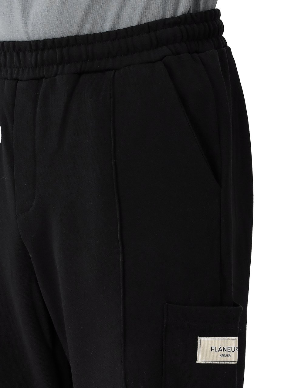 FLÂNEUR Flâneur Broek Zwart Atelier Tailored Casual Trousers Zwart