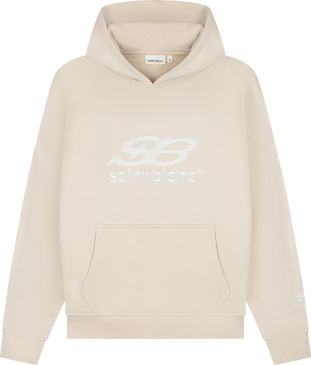 Saint Blanc Oblique Hoodie Gray Moon Geel