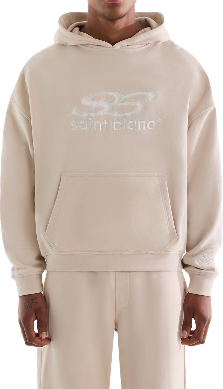 Saint Blanc Oblique Hoodie Gray Moon Geel