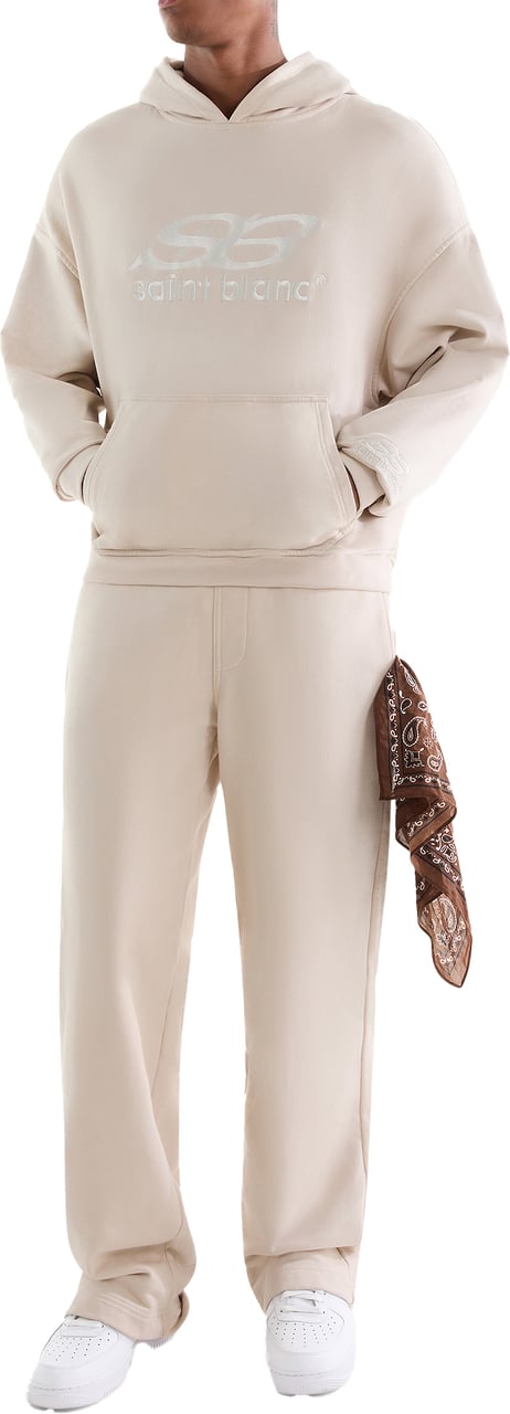 Saint Blanc Oblique Hoodie Gray Moon Geel
