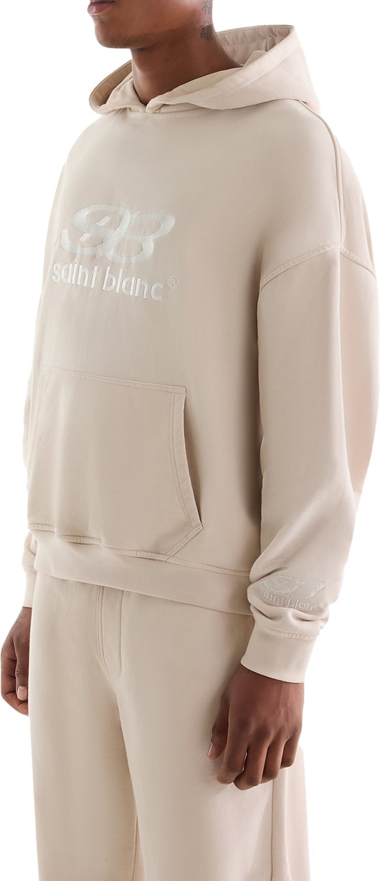 Saint Blanc Oblique Hoodie Gray Moon Geel