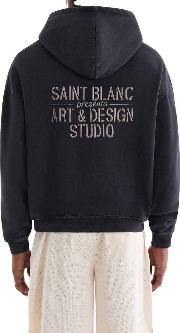 Saint Blanc Studio Zipper Blue Graphite Grijs