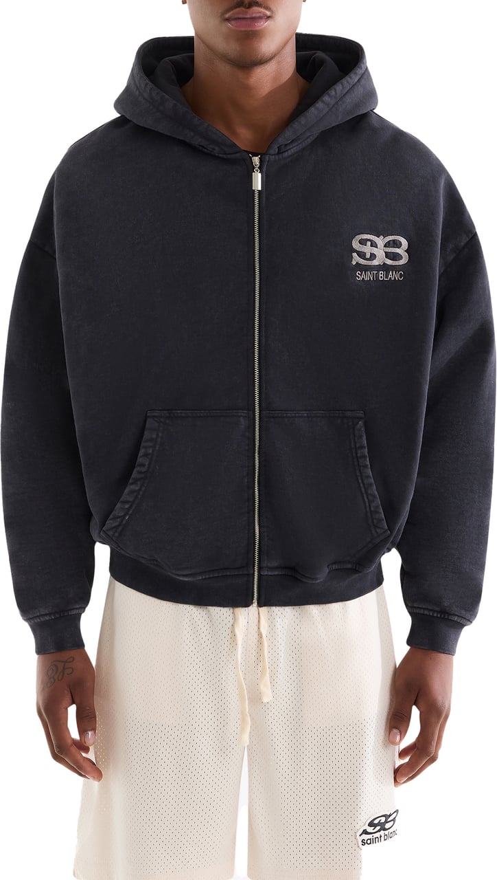 Saint Blanc Studio Zipper Blue Graphite Grijs
