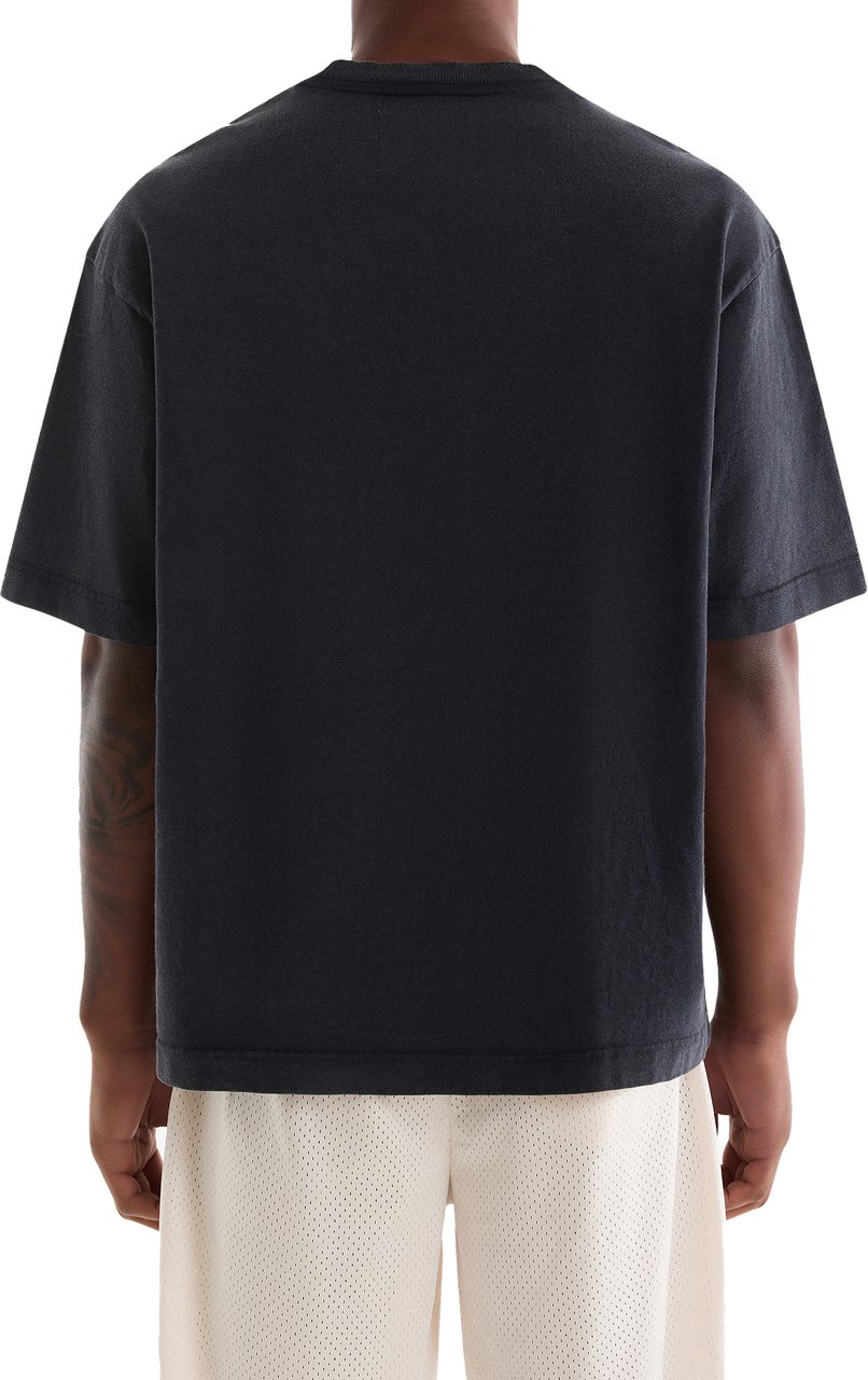 Saint Blanc Oblique T-Shirt Blue Graphite Grijs
