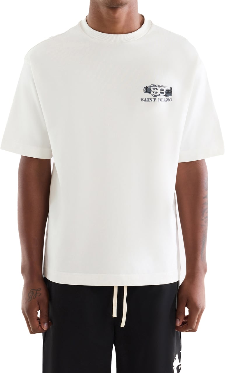 Saint Blanc Signature Garage T-Shirt Wit