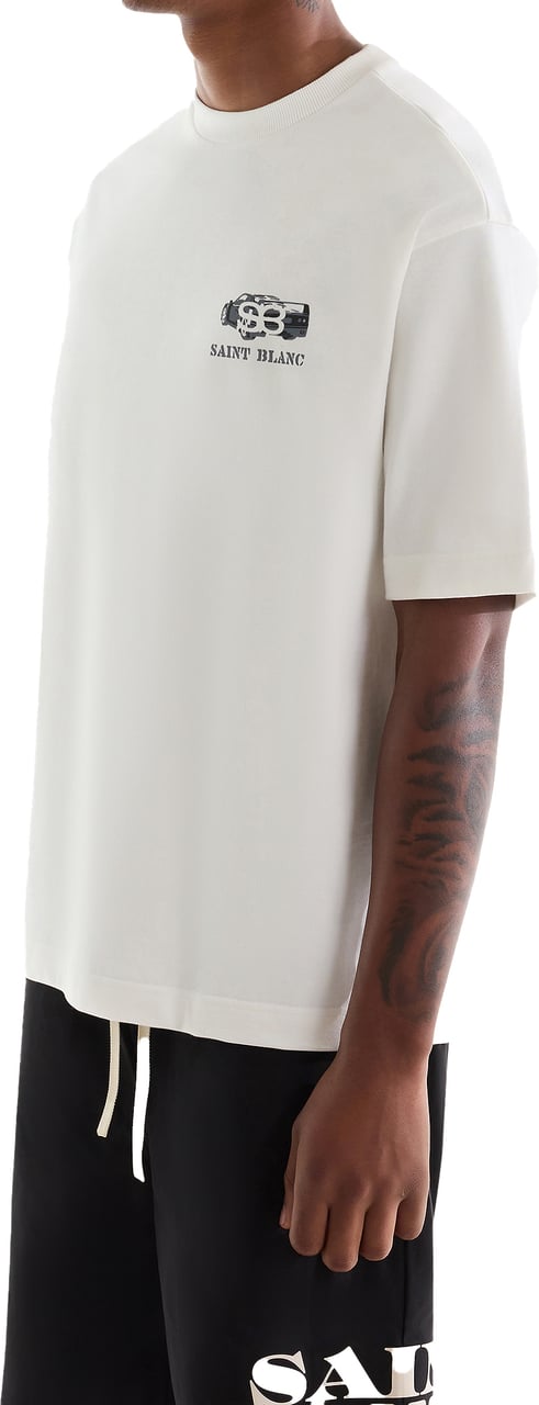 Saint Blanc Signature Garage T-Shirt Wit