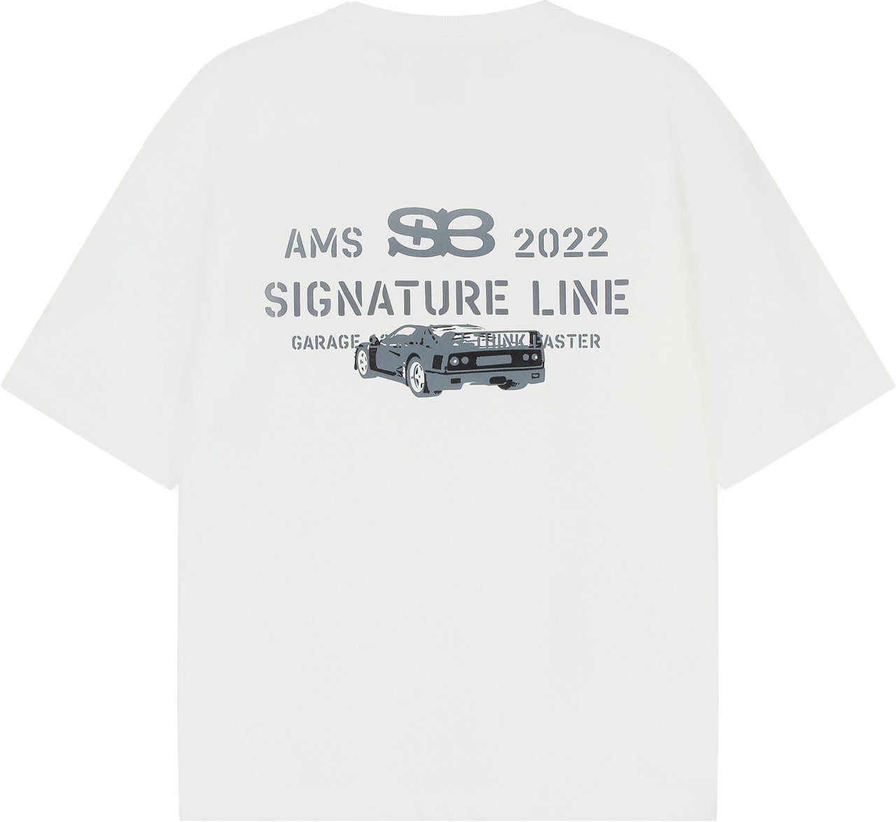 Saint Blanc Signature Garage T-Shirt Wit