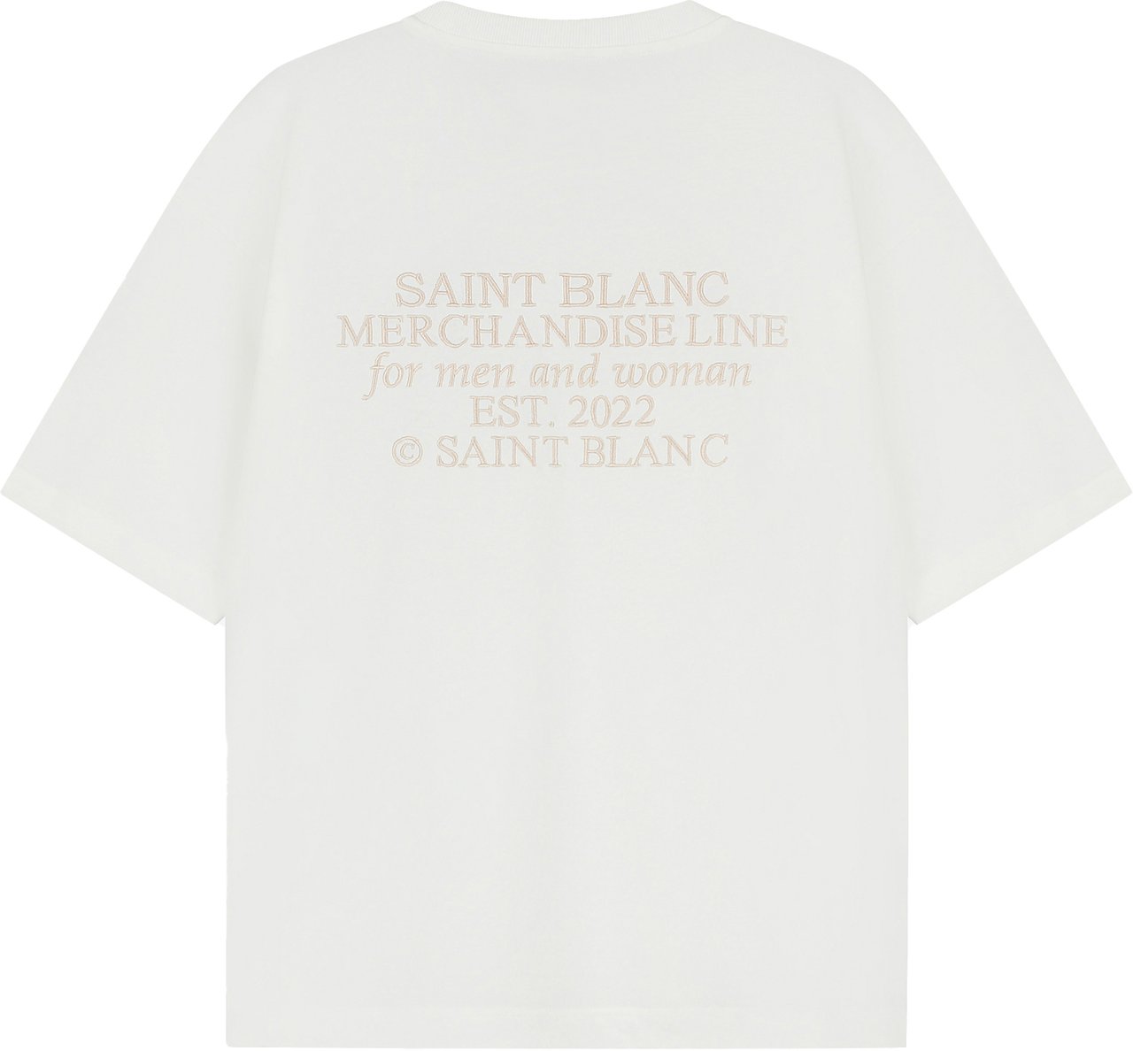 Saint Blanc M/F T-Shirt Bright White Wit