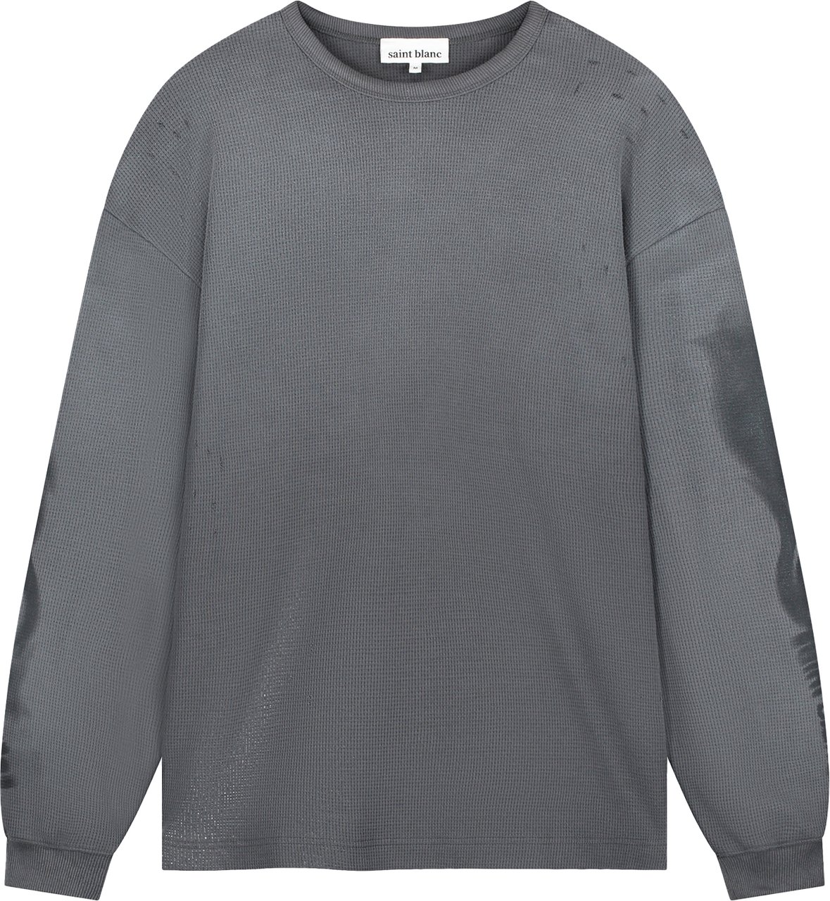 Saint Blanc Blur Waffle Knit Gray Grijs