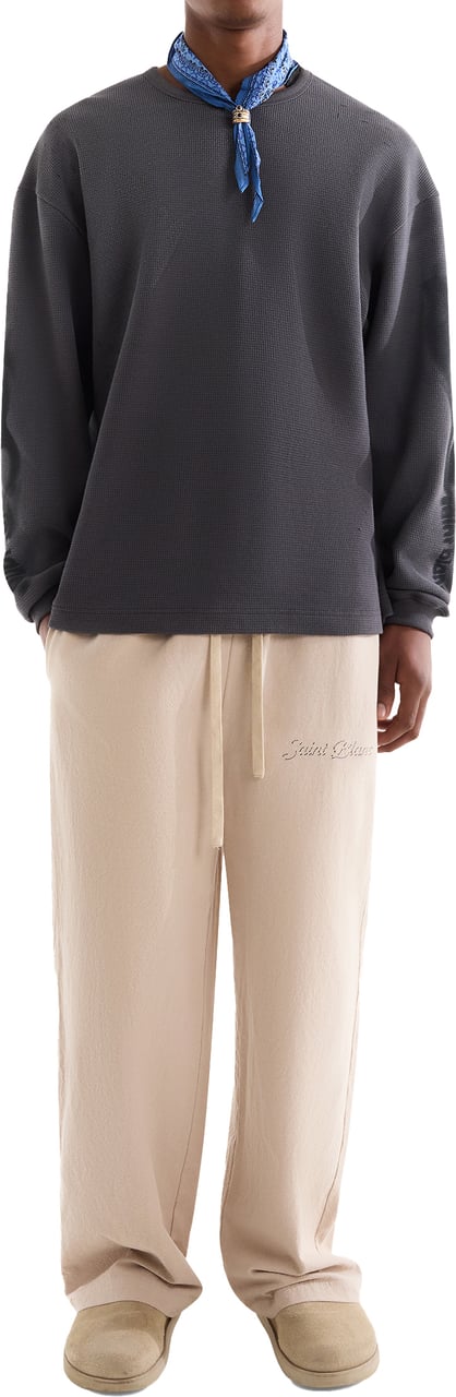 Saint Blanc Blur Waffle Knit Gray Grijs